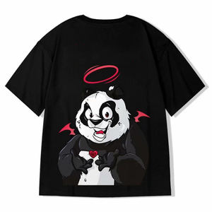 Европа и США Толстые мужские толстые большие размеры хип-хоп свободная футболка с короткими рукавами Мужская футболка с коротким рукавом - Product Image 2