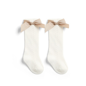 Venta al por mayor verano español calcetines largos arco niñas recién nacido Niño hasta la rodilla bebé calcetín - Product Image 2