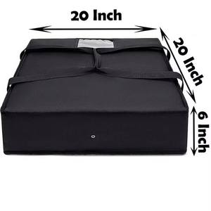 Bolsa Térmica <span class=keywords><strong>para</strong></span> Entrega de Pizza con Logotipo Personalizado, Bolsa de Transporte de Pizza Roja <span class=keywords><strong>para</strong></span> Entrega de Alimentos Calientes - Product Image 6