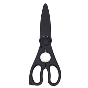 Kitchen Scissors Stainless Steel Straight Head Black Home Use Multi Purpose For Fish And Chicken Bone Cutting - Product Image 4