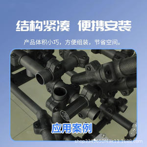 Conector en Cruz DLA 4040 4025, Adaptador de Tubo de Aleación de Aluminio para Accesorios de Sujeción de Robots - Product Image 5