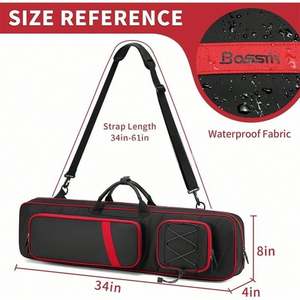 Bolsa de Transporte Multifuncional para Taco de Billar, Nueva Bolsa para Taco de Billar, Estuche para Taco de Billar - Product Image 2