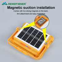 Lanterne de camping LED rechargeable solaire, USB Type-C, portable, lampe de secours pour tente avec batterie externe, base magnétique et support réglable