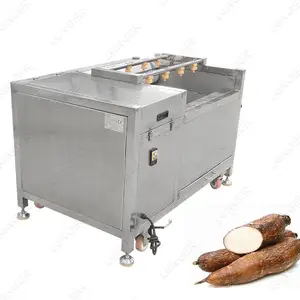Máquina de lavar cenoura para limpeza, limpador comercial de batata doce