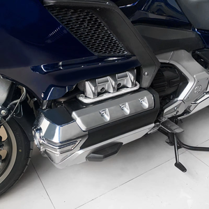 Panneaux de Moteur de Moto LED pour <span class=keywords><strong>Honda</strong></span> <span class=keywords><strong>Goldwing</strong></span> 1800 GL1800 2018-2023 2019 2020 2021 <span class=keywords><strong>2022</strong></span> Jaune/bleu - Product Image 3