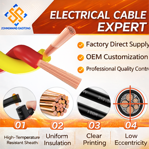 Câble d'alarme à 2 conducteurs, fil de cuivre toronné isolé en PVC pour interphone et câblage basse tension - Product Image 3