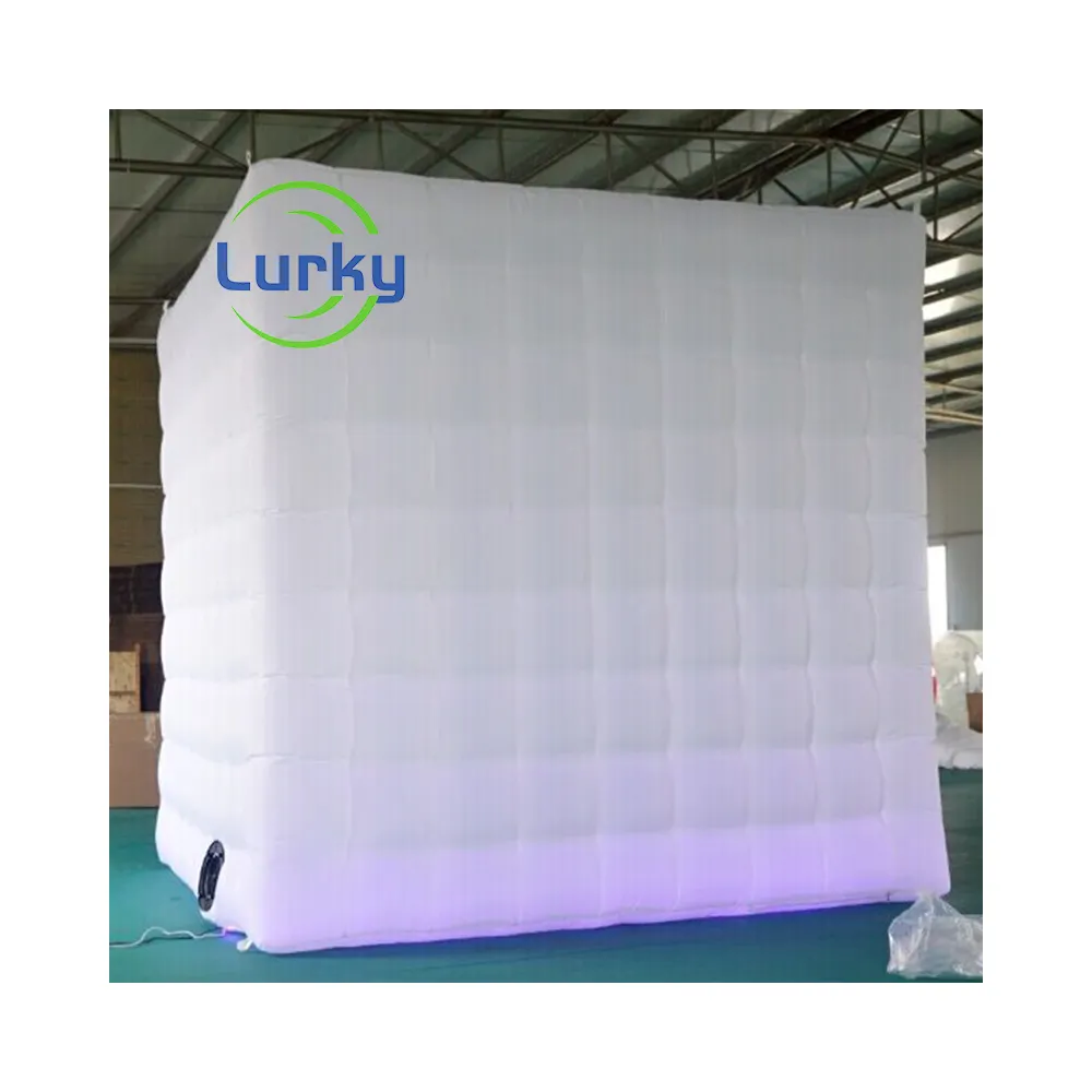 Factory Direct Price 2.5*2.5m Camera Shape Inflatable Photo Booth Inflatable 360 photo booth enclosure For Party