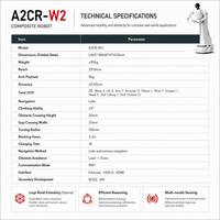 Nuevo Robot Industrial Hirobot A2CR-W2, Motor Colaborativo de Material Compuesto Metálico, PLC, Software Personalizable, Entrada AC220V, 570W, 120kg