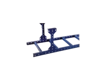 Bandeja portacables de acero en forma de U, canal en U galvanizado en caliente para estación base IDC, cableado integral