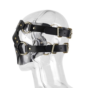 Máscara de Cuero FUNSM para BDSM, Máscara Facial para Juegos Sexuales en Pareja con Antifaz, Kit de Bondage de Cuero, Juguetes Sexuales Fetiche para Parejas - Product Image 3