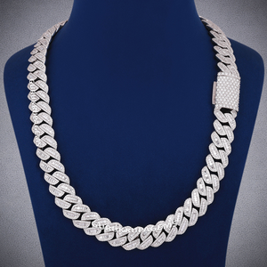 Collar de Cadena de Bolas con Diamantes VVS, Amuleto Personalizado de Hip Hop para Hombre, Plata de Ley 925, Regalo de Boda - Product Image 5