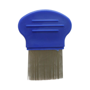 Vente en gros <span class=keywords><strong>petit</strong></span> peigne à poils pour chien et chat en acier inoxydable en plastique pour le toilettage des poux et des lentes des tiques des poux Option de logo personnalisé sans puces - Product Image 1