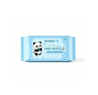 Mini lingettes de voyage, lingettes nettoyantes douces à l'eau pure, pour les déplacements