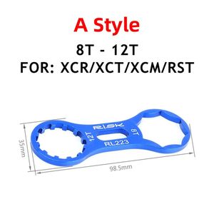 Herramienta de Reparación de Horquilla Delantera de Bicicleta de Aluminio RISK para SR <span class=keywords><strong>Suntour</strong></span> <span class=keywords><strong>XCR</strong></span>/XCT/XCM/RST MTB, Llave para Tapas de Horquilla Delantera, Herramientas de Desmontaje - Product Image 4