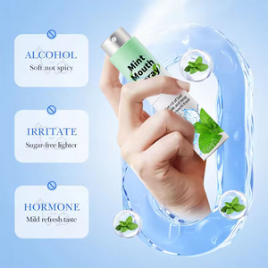 Mint Mouth Spray Kiss Refrescante Cuidado bucal Fragancia persistente Aliento Refresco Spray oral para el mal aliento - Product Image 3