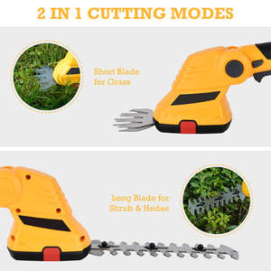 VERTAK Batterie électrique rechargeable 7.2V Cisaille à gazon Poignée télescopique <span class=keywords><strong>Taille</strong></span>-<span class=keywords><strong>haie</strong></span> 2 en 1 - Product Image 5