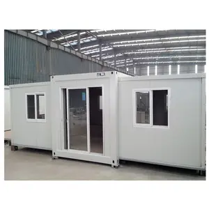 Có thể gập lại gỗ lớn container nhà gấp Philippine cách điện nhà di động