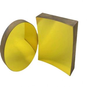กระจกสะท้อนแสงเลเซอร์ทรงกลมเคลือบทอง - Product Image 6