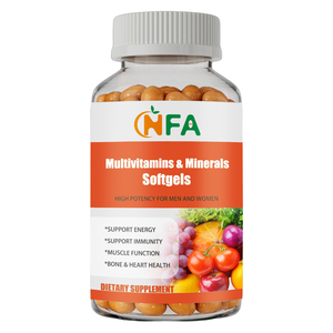 Suplemento Dietético de Multivitaminas y Minerales en Cápsulas Blandas de Marca Privada, Apoya los Niveles de Energía y Mejora la Función Muscular - Product Image 1