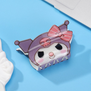 Pinza de Pelo Acrílica de Lujo para Niñas, Diseño Novedoso de Perrito, Pinza de Resina para el Cabello, Pinza para Cola de Caballo para Niñas - Product Image 4