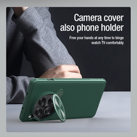 Nillkin marque CamShield Prop série magnétique couverture de caméra également support de téléphone étui de téléphone portable pour One Plus 12
