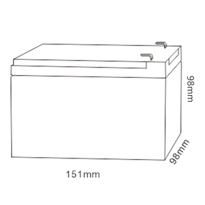 แบตเตอรี่ตะกั่วกรดแบบแห้ง Mhb Ms12-12A สำหรับระบบพลังงานแสงอาทิตย์ 12V 12ah  ชนิด VRLA  แบบไม่ต้องดูแลรักษา  ความจุ 12ah/20hr  ใช้สำหรับเก็บพลังงาน  ชาร์จได้  ใช้งานได้นาน 20 ชั่วโมง - Product Image 2