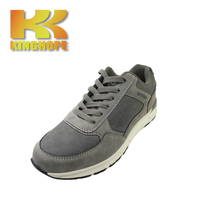Chaussures de course respirantes grises unisexes, baskets légères en mesh décontractées pour hommes et femmes, logo personnalisé disponible