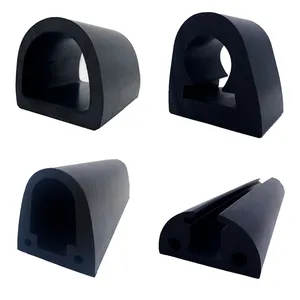 Extruded Marine Boat Rubber Fender D Shape Boat Bumper