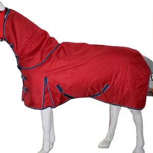 Couverture intégrale pour cheval avec protection du cou et du queue-de-cheval pour une protection complète - Product Image 5