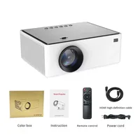Projecteur intelligent Ydh-m7 4k 300 lumens Android 11 Télécommande infrarouge Mise au point automatique Convient pour projecteur portable d'intérieur