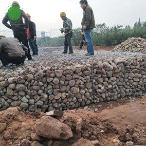 Penanam Gabion gaya antik & Kit dinding penahan dengan jaring kawat besi tahan karat untuk batas taman tahan lama - Product Image 2