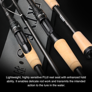 Cần câu tay TSURINOYA Spinning Baitcasting, độ nhạy cao, 6.7ft/6.9ft, M/MH, 1 khúc, cần câu carbon độ nhạy cao, cần câu thi đấu cá vược - Product Image 4