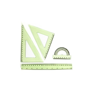 PP ABS Tools Plastic <strong>Protractor</strong> Triangle Ruler Plastic Ruler Set for Students - Product Image 2
