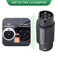 Nouvel adaptateur EV Tzy 7KW 22KW 32A CCS2 vers Type 2, chargeur EVSE standard chinois pour voitures européennes, rétrofit/mise à niveau