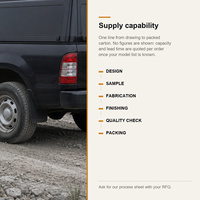 Auvent de camionnette rigide noir sur mesure pour benne de pick-up