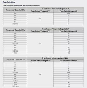 Fusibles électriques haute tension HRC - Fusibles de protection de <span class=keywords><strong>circuit</strong></span> de précision avec fonctions de protection contre les surcharges et les courts-circuits - Product Image 6