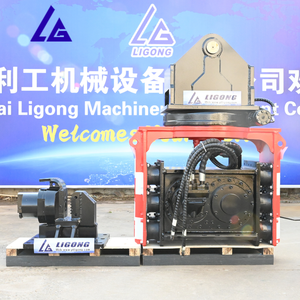 Pile driver hydraulique vertical pour excavatrice, type coréen, vanne supérieure, deux tuyaux de connexion - Product Image 2