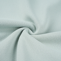 Tissu respirant en maille effet nuage, 100% polyester, pour polos homme