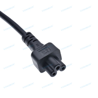 Câble d'alimentation coudé IEC 320 C14 mâle vers C5 femelle, rallonge d'alimentation 90 degrés C14 vers C5 pour PDU UPS, cordon d'alimentation CA H05VV-F VDE