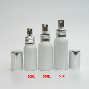 Trắng Nước Hoa Atomizer Spray Chai 30Ml 50Ml 2Oz 80/100/120Ml Đầy Màu Sắc Phun Sương Nhôm Đi Du Lịch Mỹ Phẩm Dispenser Chai - Product Image 4