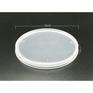 Leak-Proof 500ml Universal PP Transparent Bowl Lid Round Dustproof Cover for Food Grade Fresh-Keeping and Takeaway Storage - Product Image 2