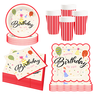 Assiettes en papier ondulées jetables DAMAI, écologiques, sans danger pour les aliments, pour fêtes et événements - Product Image 3
