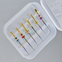 Limas Rotatorias de Material Dental Niti Activado por Calor Rainbow para Uso con Motor Endodóntico de Conducto Radicular 21mm 25mm 31mm con Certificación CE ISO