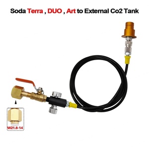 Manguera Externa para Tanque de CO2 DUO Quick Connect Sodastream Terra con Válvula de Bola de Control de Flujo, 60 Pulgadas de Largo, Herramientas Neumáticas - Product Image 5