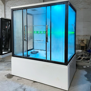 Salle de bain combinée avec <span class=keywords><strong>hammam</strong></span>, sauna, douche à vapeur, baignoire à remous <span class=keywords><strong>jacuzzi</strong></span>, cabine de massage - Product Image 4