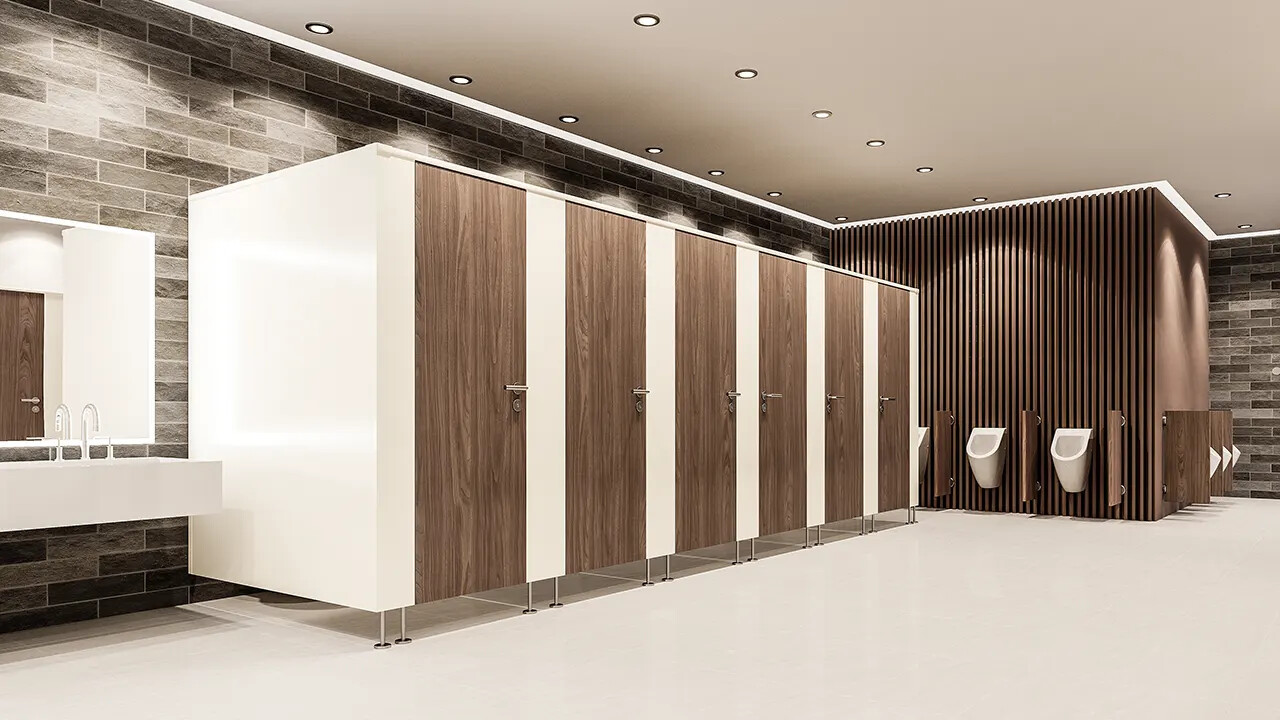 Fireproof Waterproof Cabinet Laminate Kitchen Countertop Toilet Partition Stable Wear Resistant Surface HPL Sheet · image 4