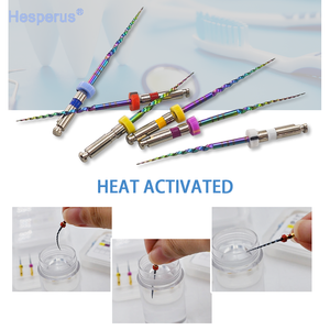 سلسلة قوس قزح 6 ، في قناة نيتي تنشيط الحرارة الزرقاء ، ملف الأسنان الدوار 25 ، يمكن أن ينحني علاج اللبية - Product Image 5