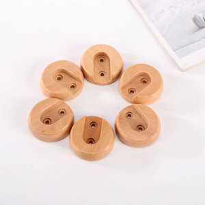 Wooden Clothes Rack Support Beechwood Wall Mount Non Detachable Solid Wood <b>Wardrobe</b> <b>Hardware</b> BQ 09 - Product Image 1