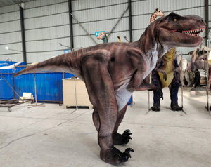 <strong>Adult</strong> Walking Hidden Leg Animatronic <strong>Dinosaur</strong> <strong>Costume</strong> Suit With Sound and Movement for Carnival Event Show Park Exhibition - Product Image 1