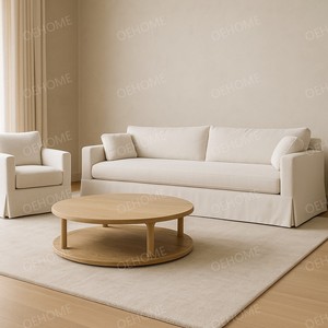 Modern Fabric Living Room Bedroom Furniture Set <b>Sofa</b> Bedside <b>Tables</b> Coffee <b>Table</b> Armchair Storage Cabinet Hotel Apartment Luxury - Product Image 2
